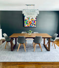 Table De Repas Noyer Massif Minoria